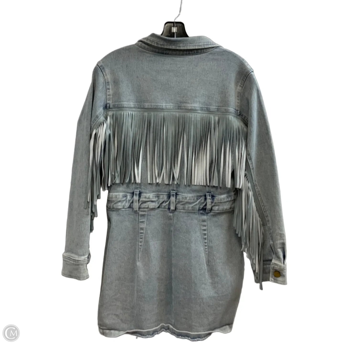 Jacket Denim By Cloud Ten In Blue Denim, Size: S