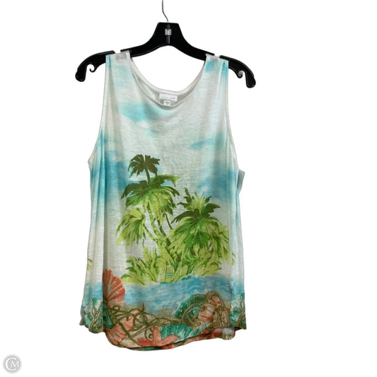 Top Sleeveless By J. Jill In Blue, Size: M