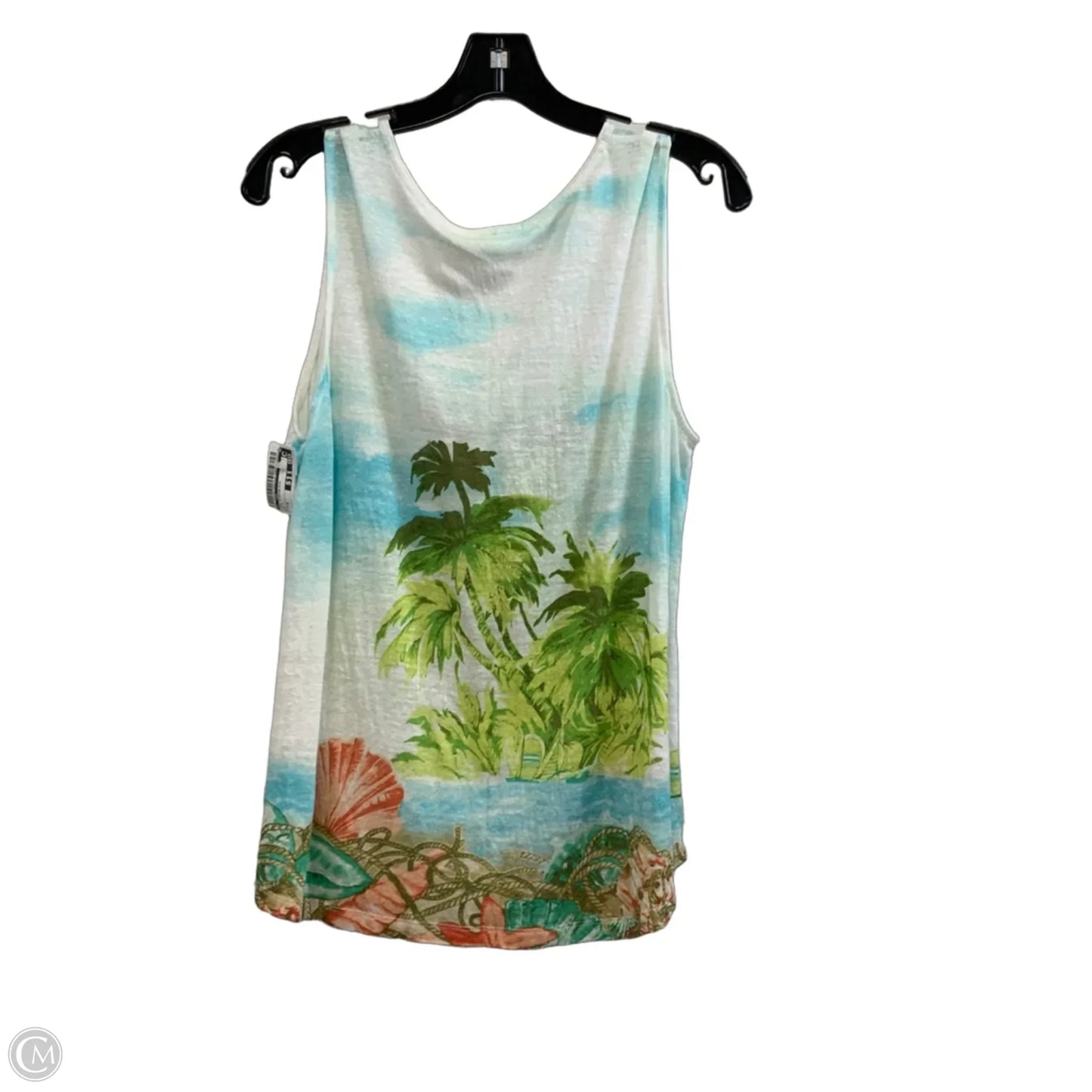 Top Sleeveless By J. Jill In Blue, Size: M