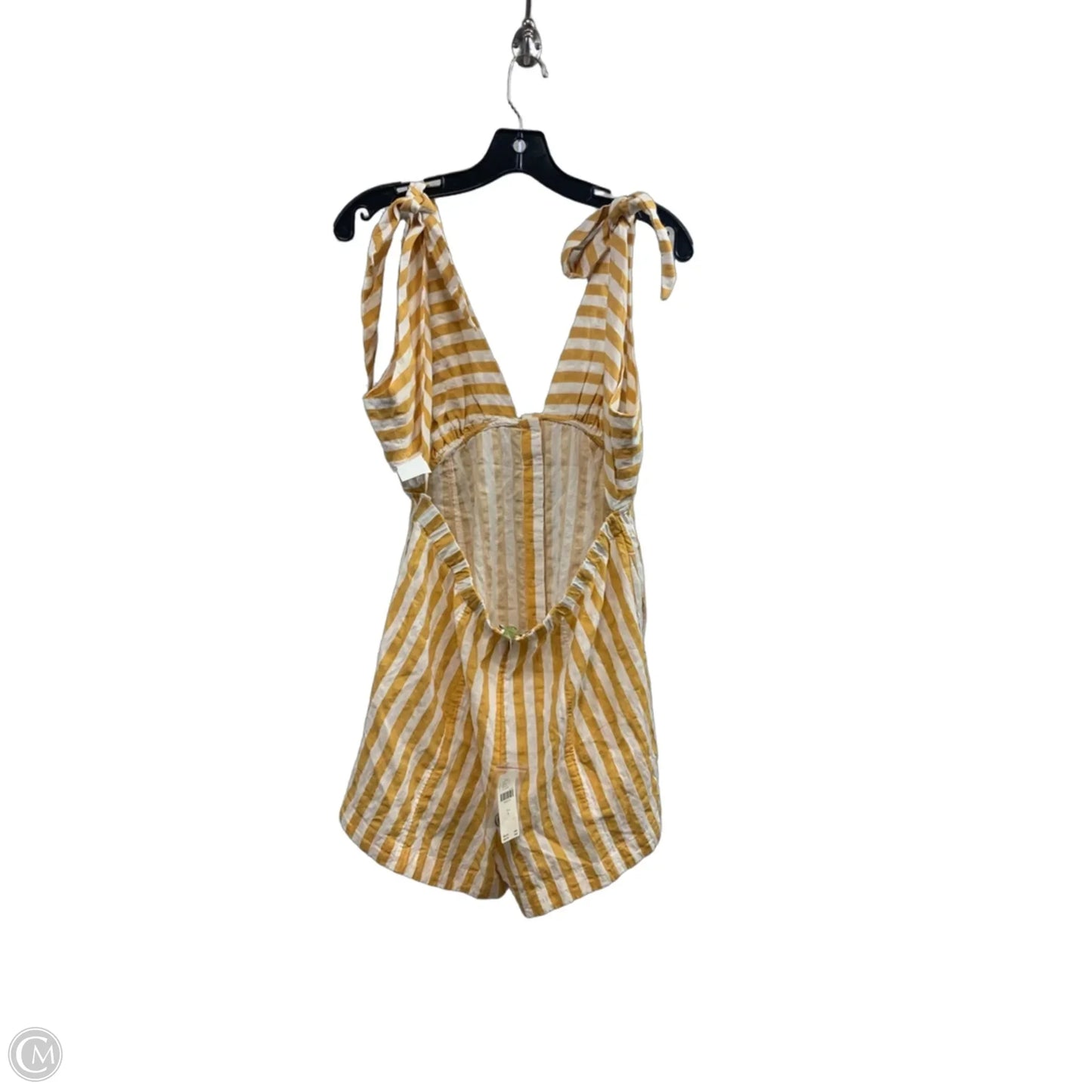 Romper By Anthropologie In Yellow, Size: L