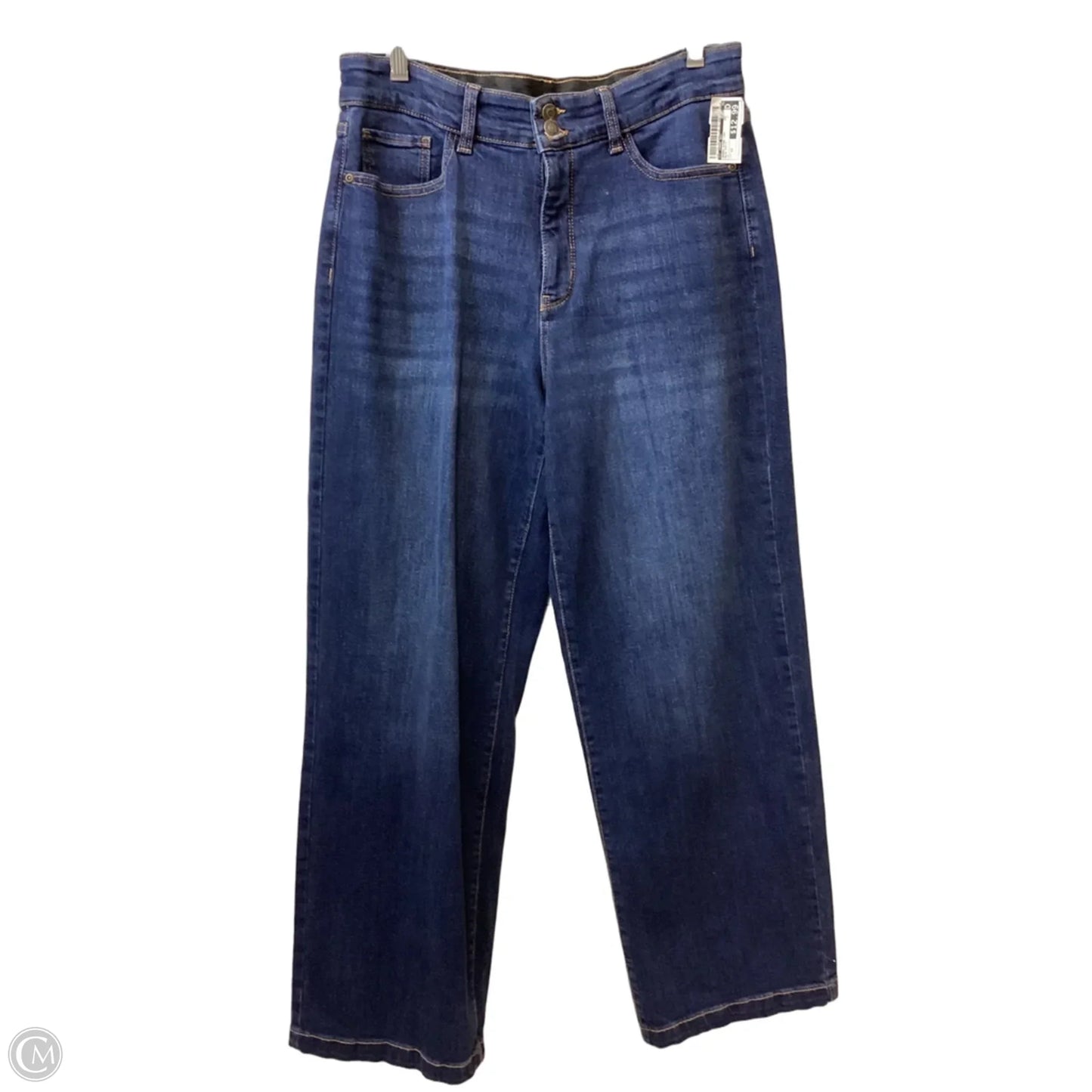 Jeans Wide Leg By St Johns Bay In Blue Denim, Size: 12
