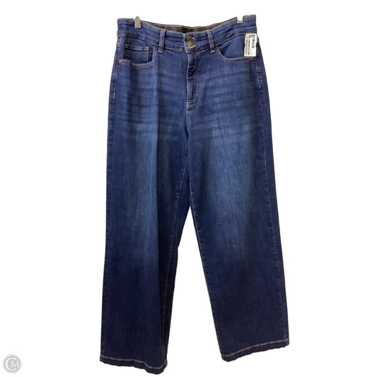 Jeans Wide Leg By St Johns Bay In Blue Denim, Size: 12