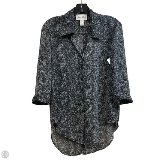 Blouse 3/4 Sleeve By Joseph Ribkoff In Black, Size: 4
