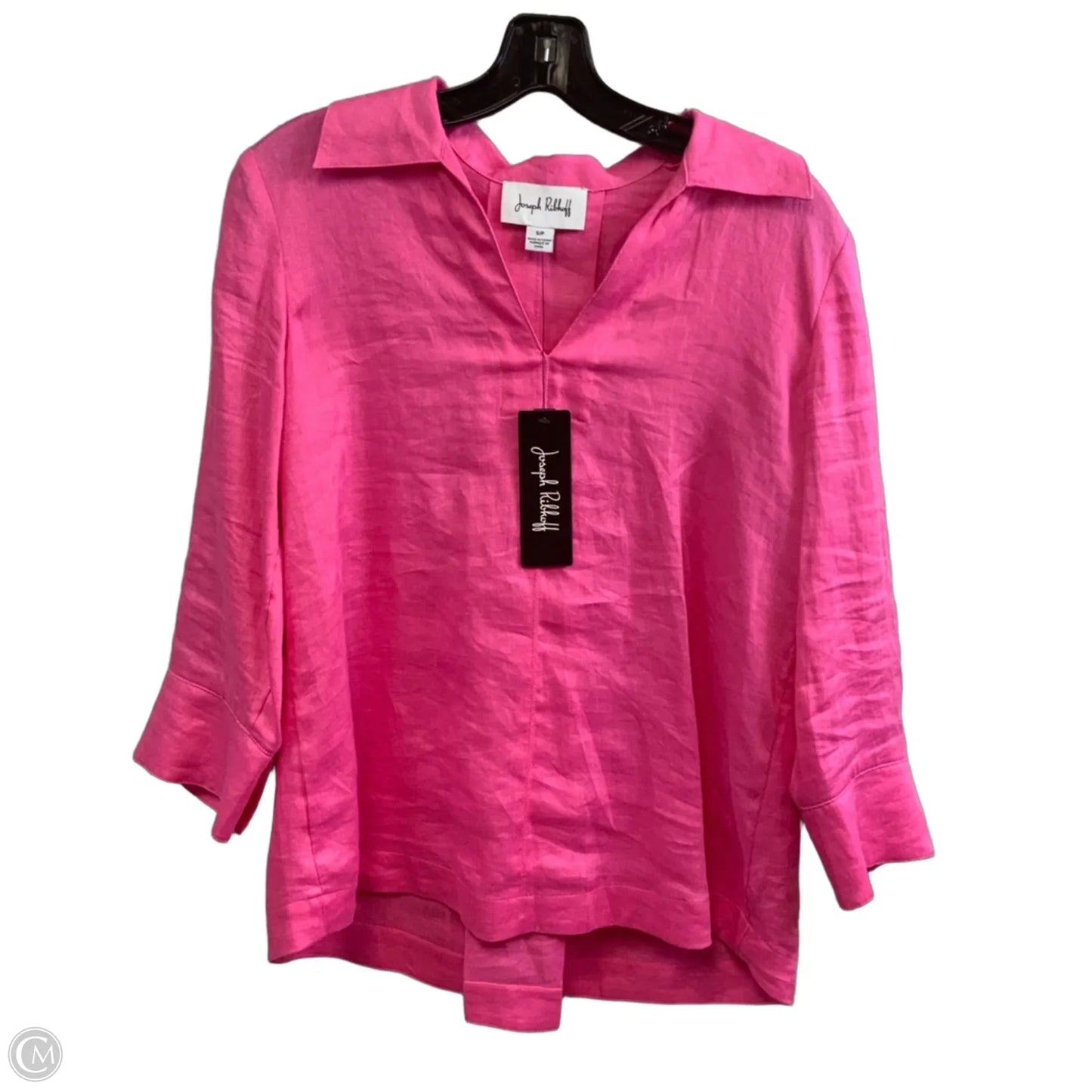 Blouse 3/4 Sleeve By Joseph Ribkoff In Pink, Size: S