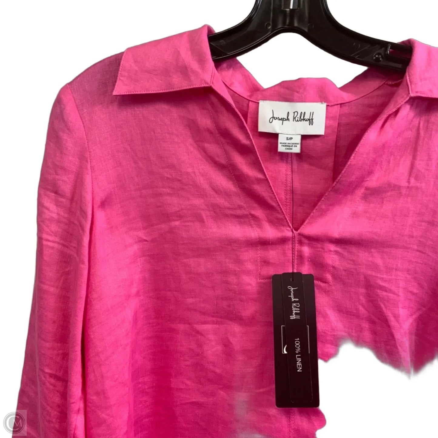 Blouse 3/4 Sleeve By Joseph Ribkoff In Pink, Size: S