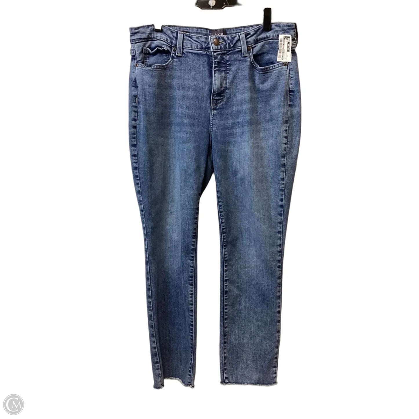 Jeans Straight By Not Your Daughters Jeans In Blue Denim, Size: 12