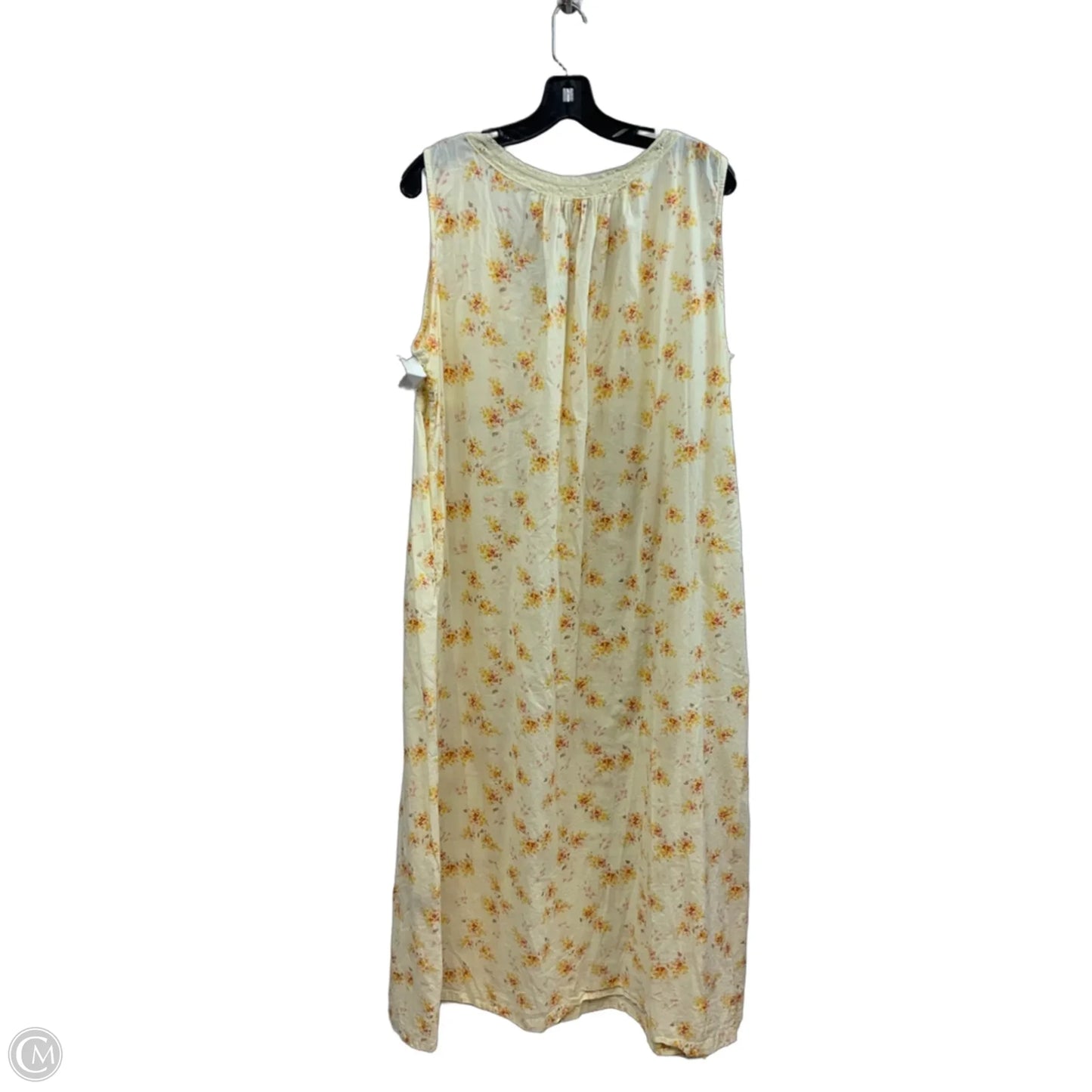 Dress Casual Maxi By April Carnell In Yellow, Size: Xl