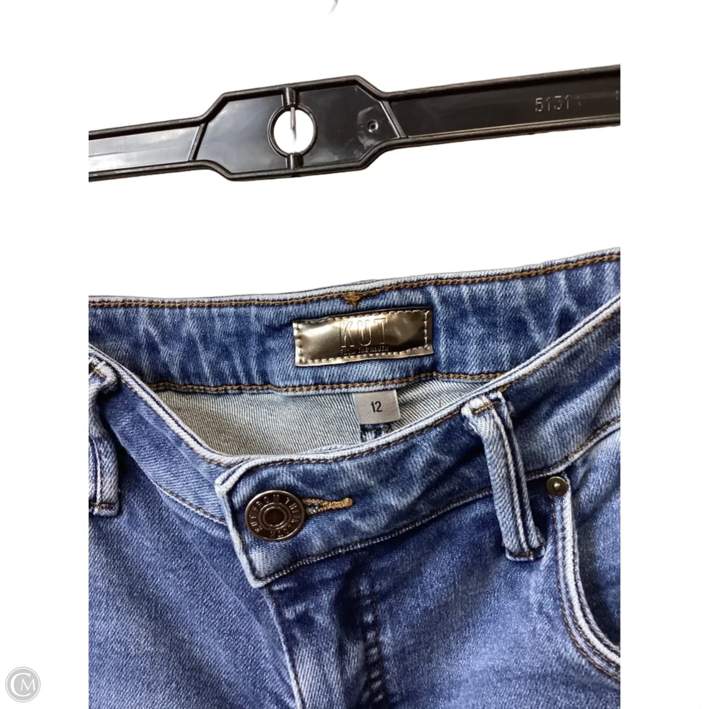 Jeans Skinny By Kut In Blue Denim, Size: 12