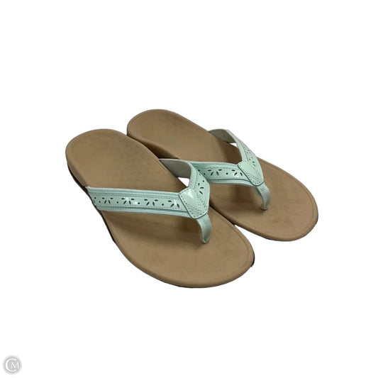 Sandals Flip Flops By Vionic In Brown, Size: 9