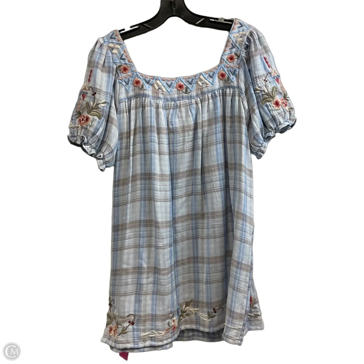 Top Short Sleeve By KARYN SEA In Blue, Size: M