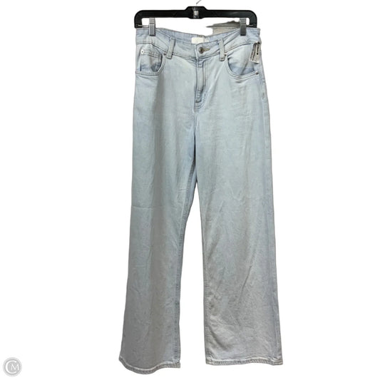 Jeans Wide Leg By H&m In Blue Denim, Size: 6