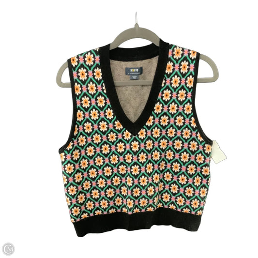 Vest Sweater By Maeve In Black, Size: L