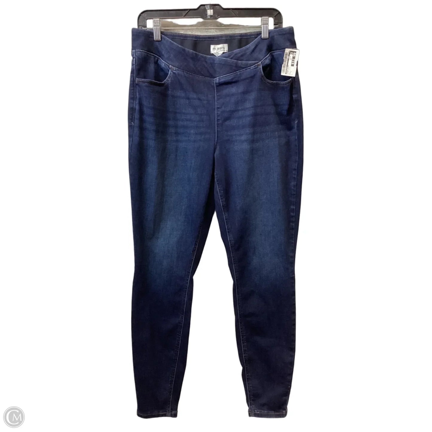 Jeans Skinny By Maurices In Blue Denim, Size: L