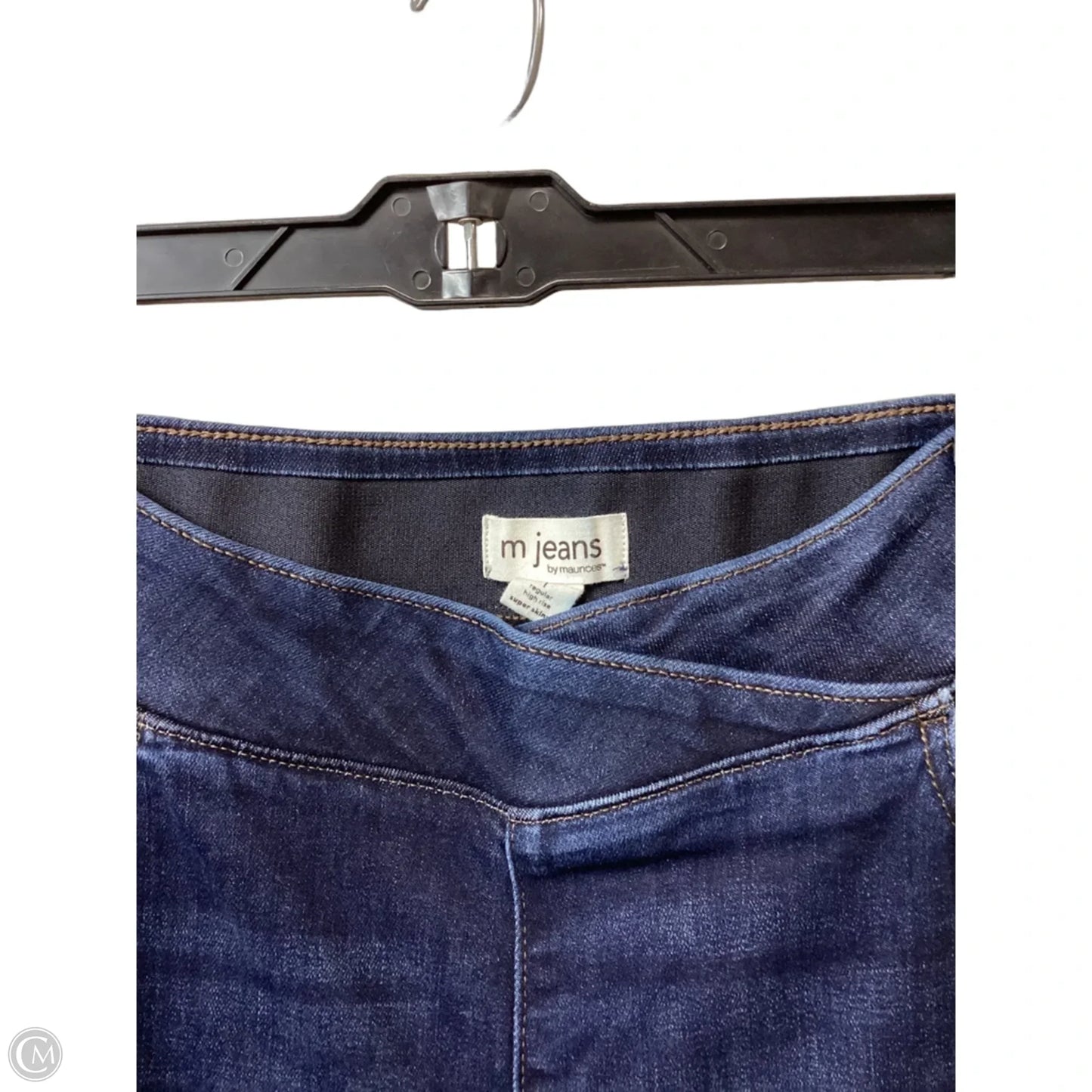Jeans Skinny By Maurices In Blue Denim, Size: L