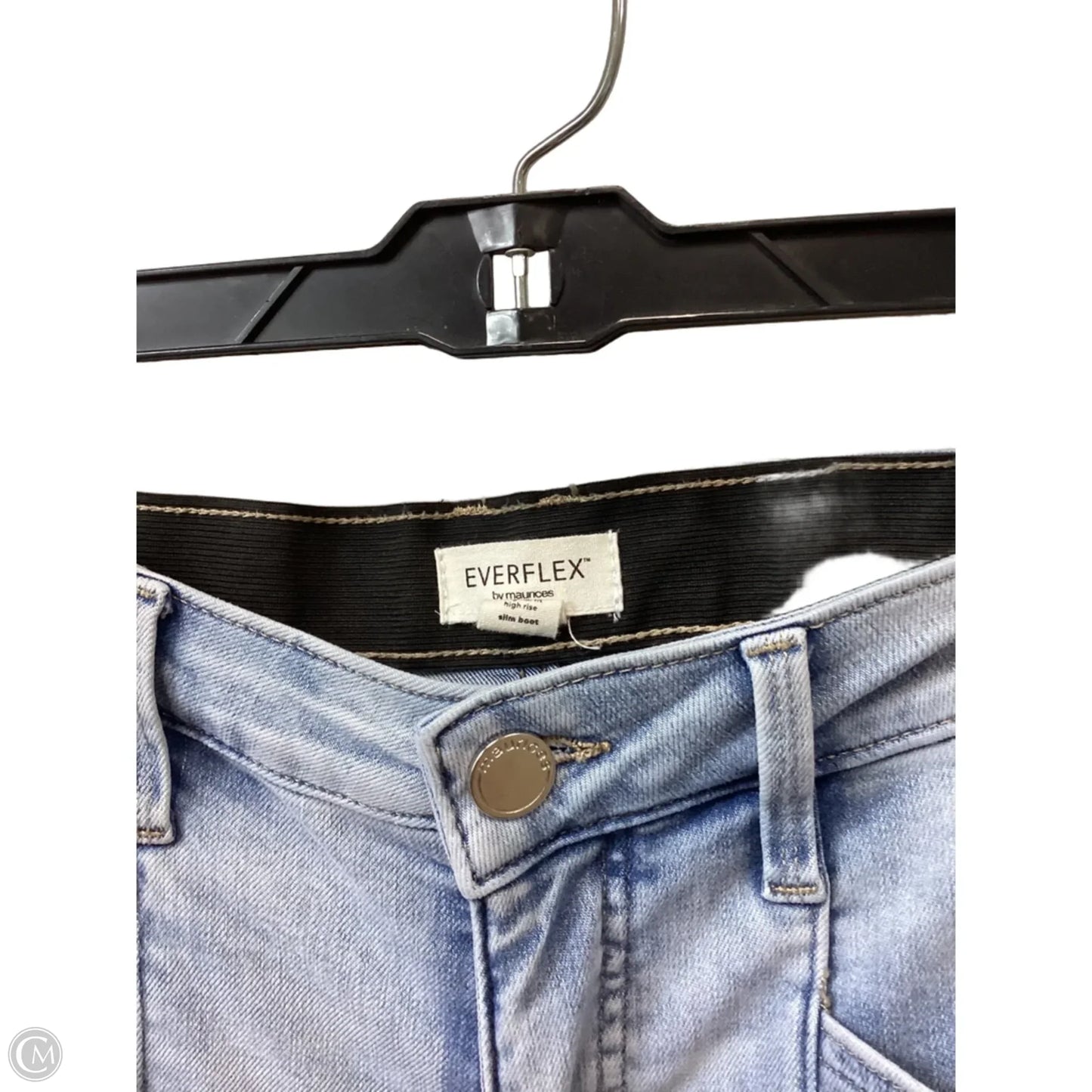 Jeans Straight By Maurices In Blue Denim, Size: 12