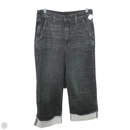 Jeans Wide Leg By Joes Jeans In Black Denim, Size: 10