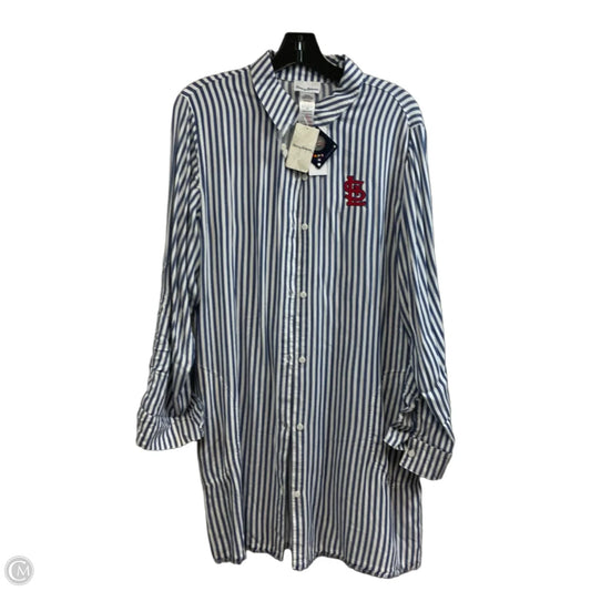 Tunic Long Sleeve By Tommy Bahama In Blue, Size: L