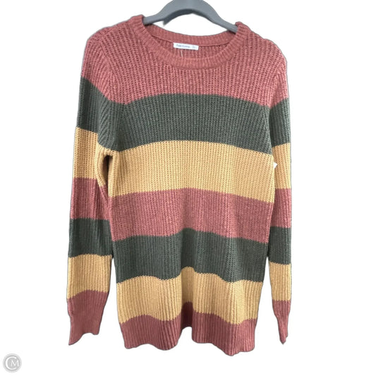 Sweater By Pink Clover In Brown, Size: L