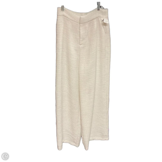 Pants Wide Leg By Showpo In White, Size: 6