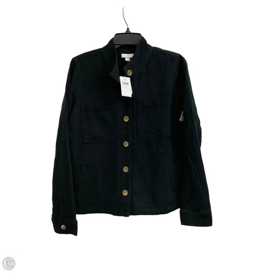 Blouse Long Sleeve By J. Jill In Black, Size: S