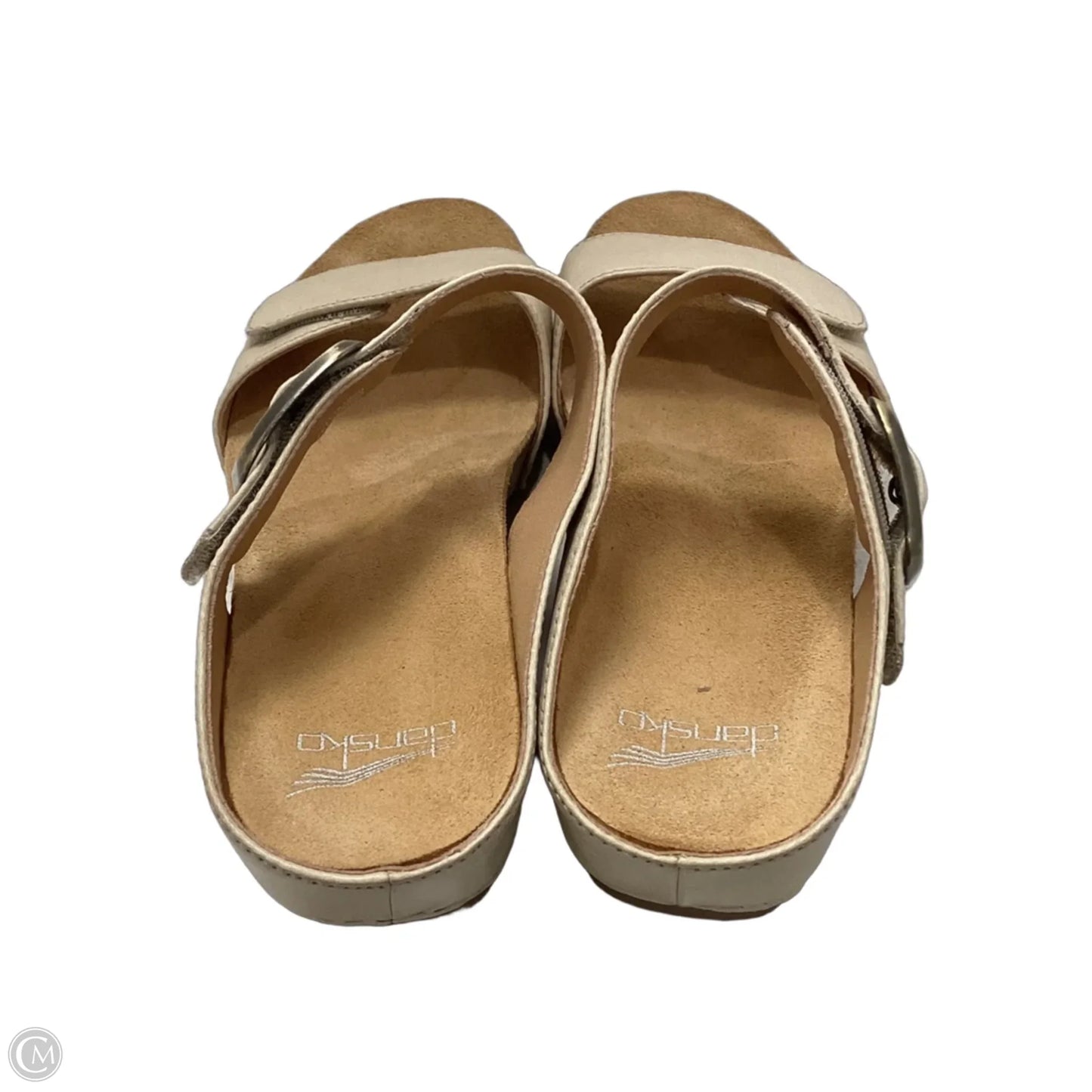 Sandals Heels Block By Dansko In Cream, Size: 9