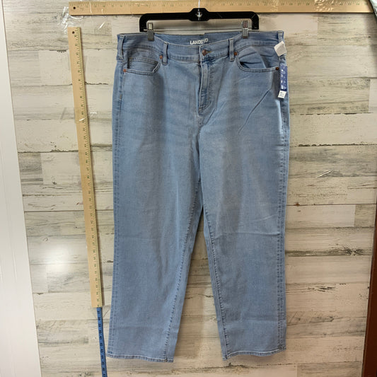 Jeans Straight By Lands End  Size: 22w