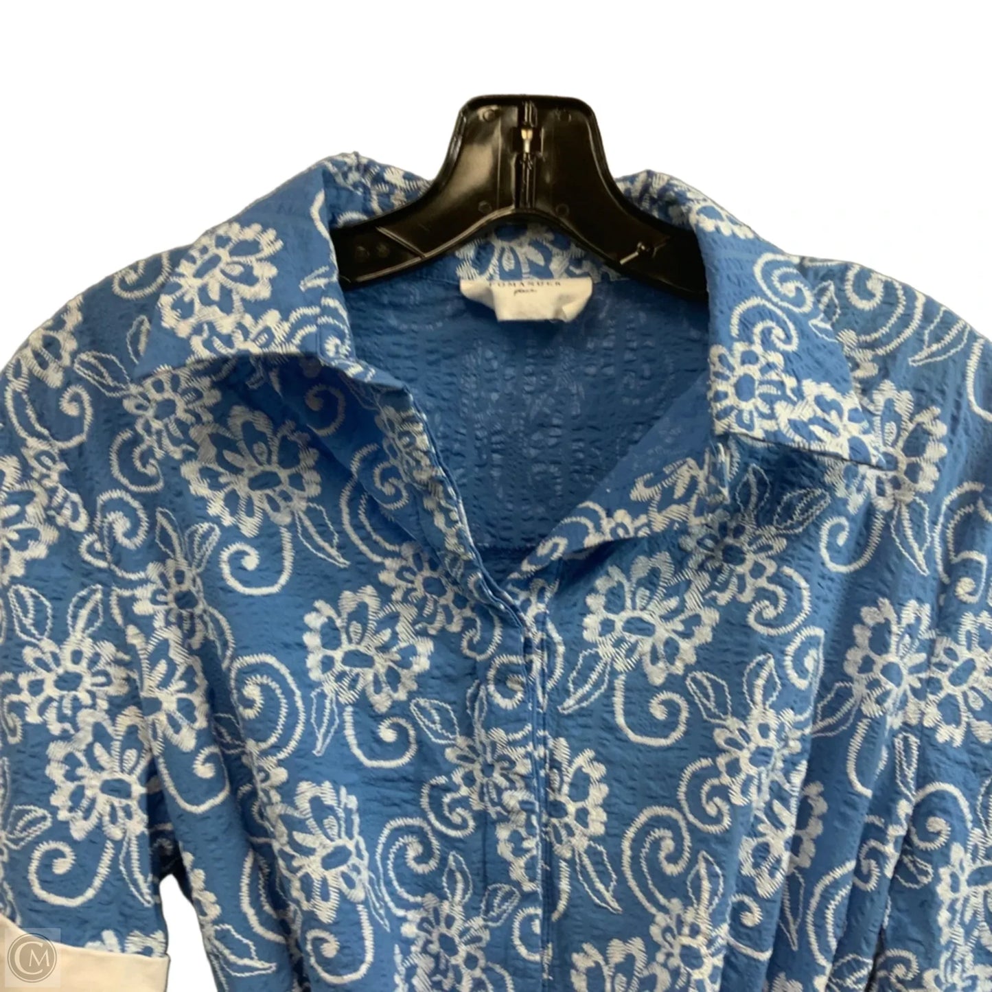 Dress Casual Short By Pomander Place In Blue, Size: Xs