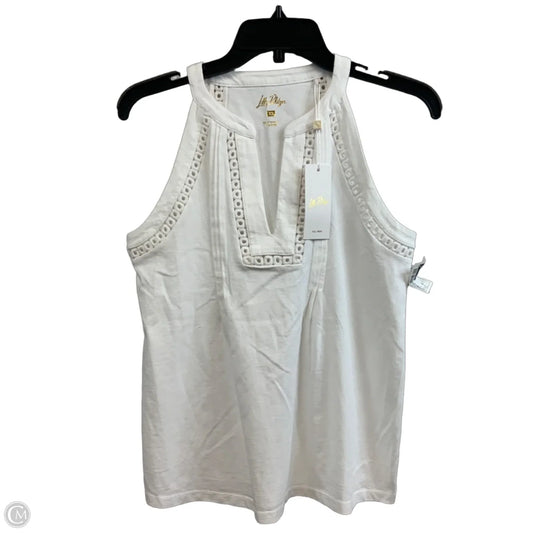 Top Sleeveless By Lilly Pulitzer In White, Size: Xs