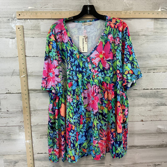 Top Short Sleeve By SOUTHERN STITCH Size: 3x