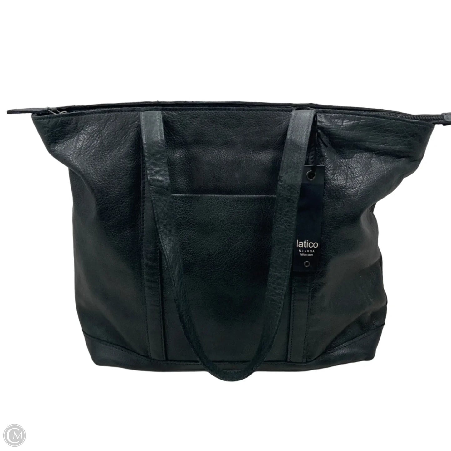 Handbag Leather By Latico, Size: Large