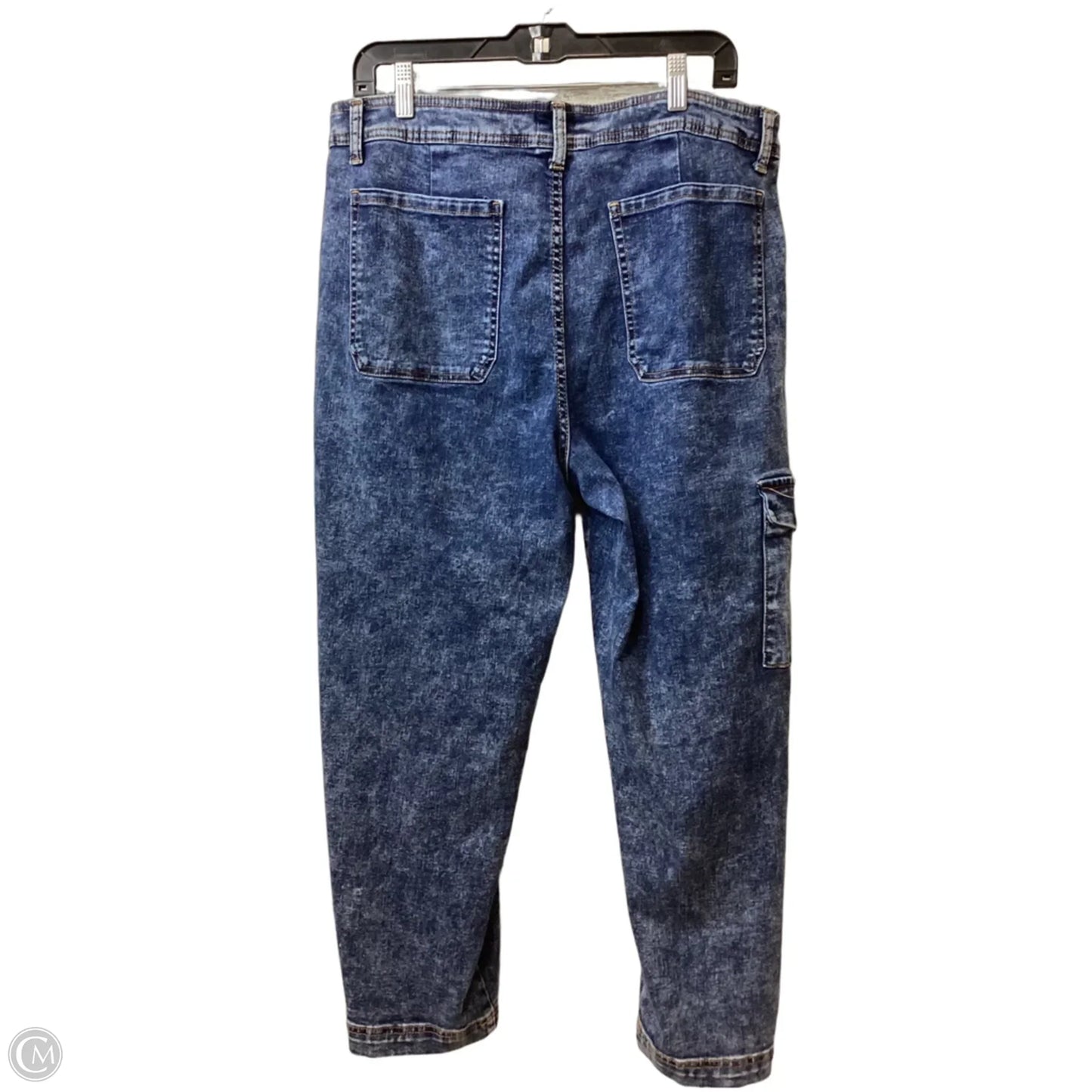 Jeans Straight By Time And Tru In Blue Denim, Size: Xl