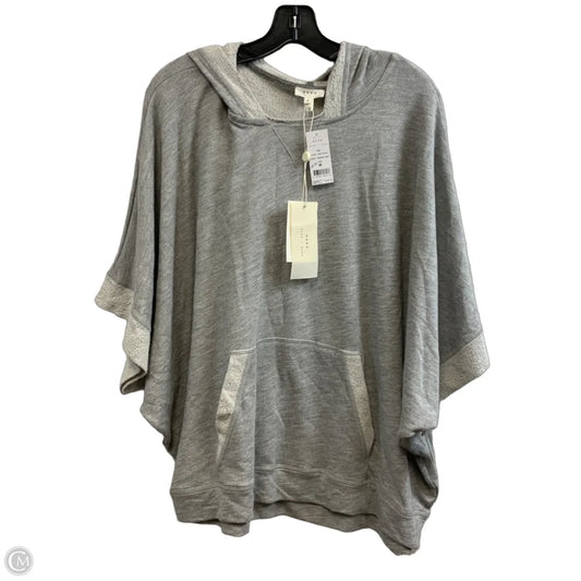 Hoodie Short Sleeve By Joie In Grey, Size: M