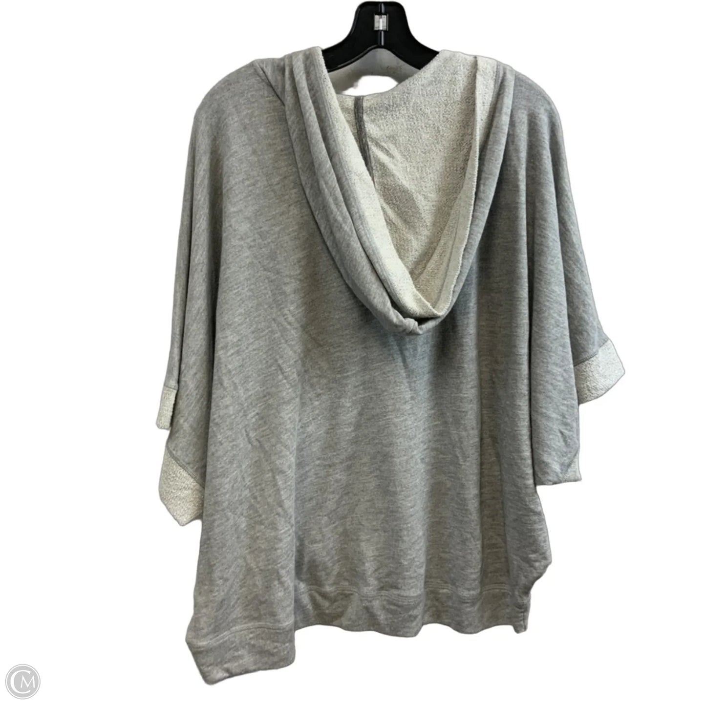 Hoodie Short Sleeve By Joie In Grey, Size: M