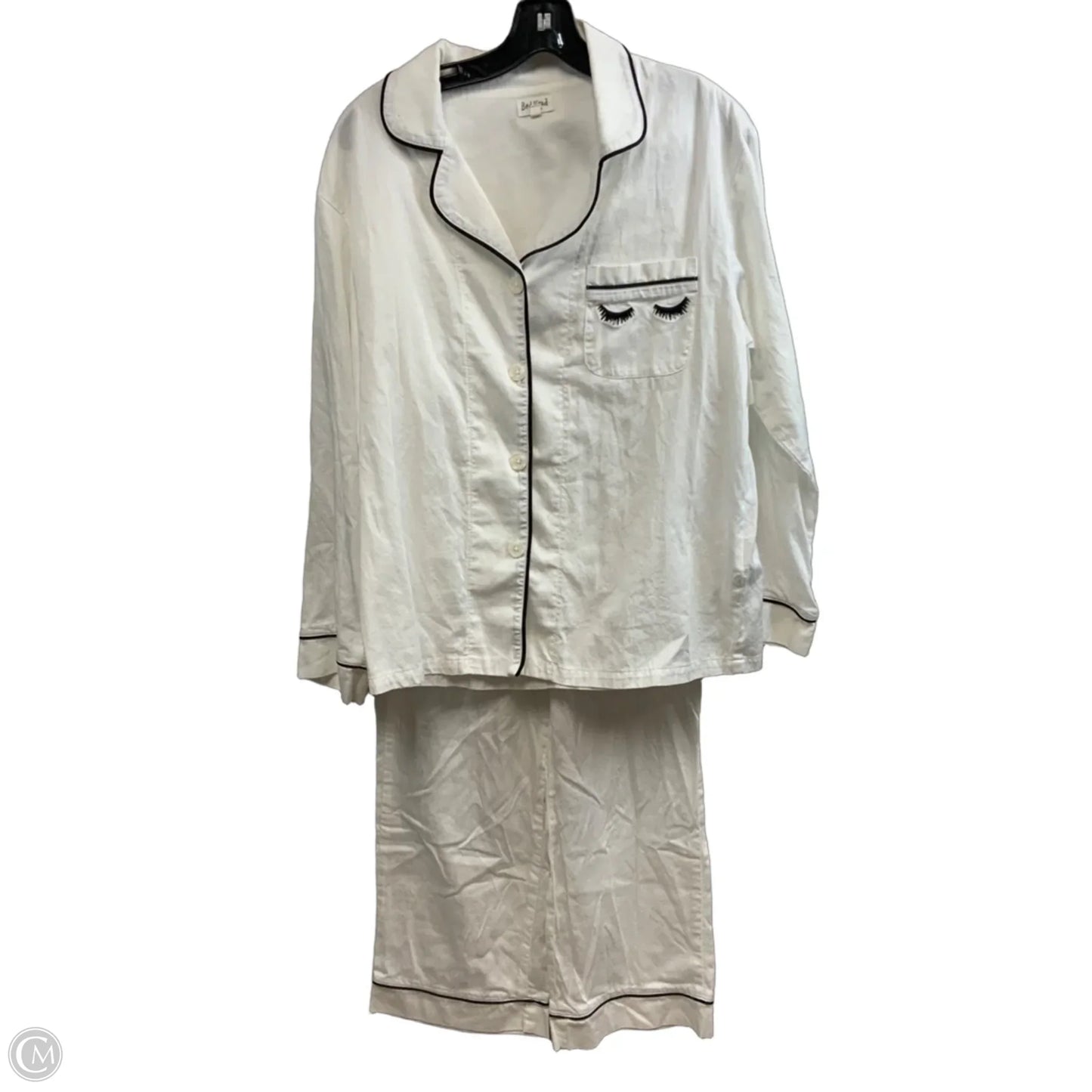 Pajamas 2pc By BED HEAD In White, Size: M