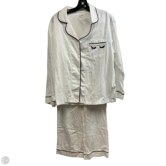 Pajamas 2pc By BED HEAD In White, Size: M