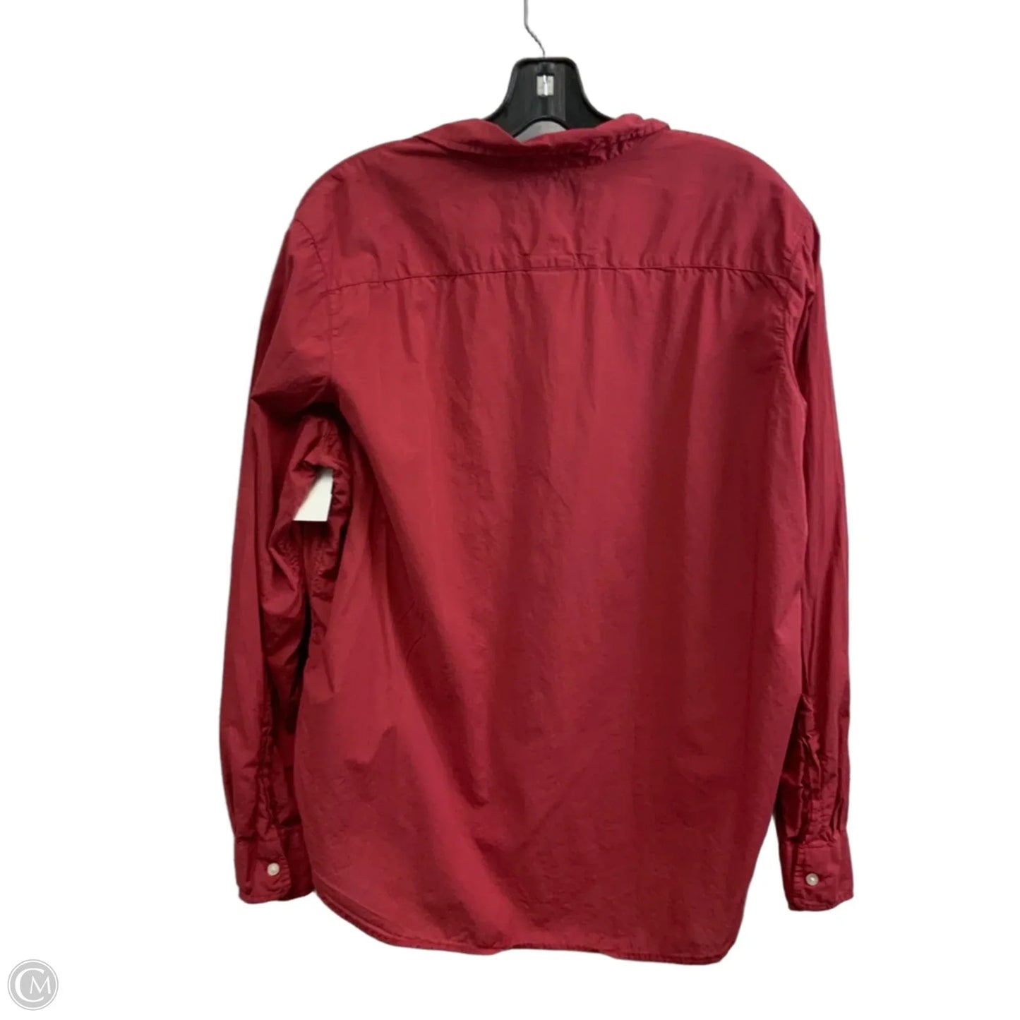 Blouse Long Sleeve By Frank And Eileen In Red, Size: M
