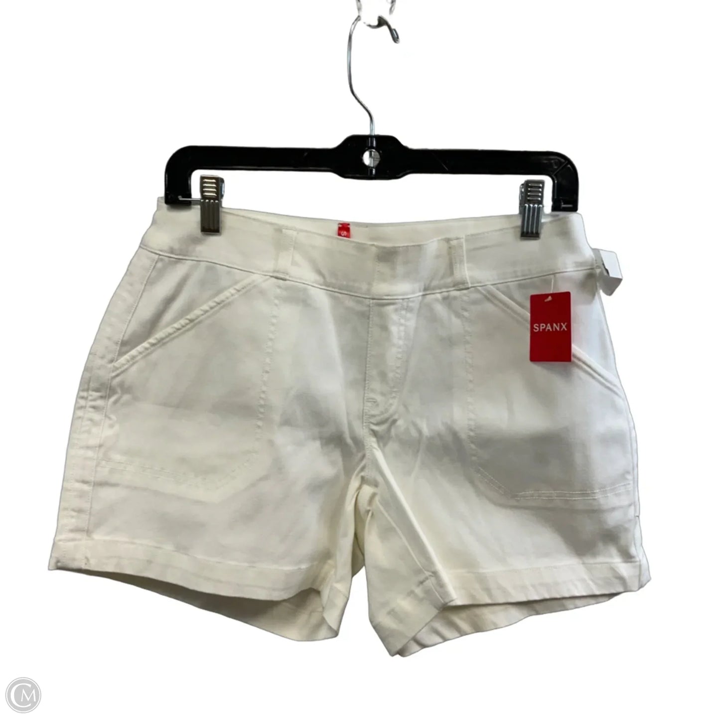 Shorts By Spanx In White Denim, Size: M