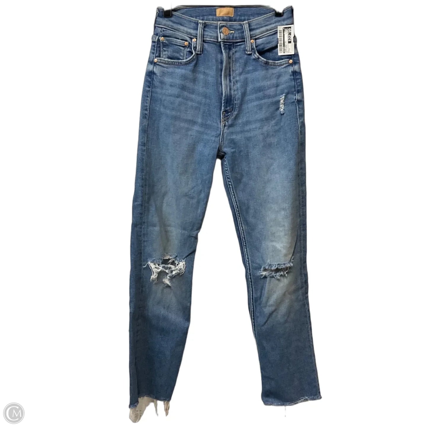 Jeans Boot Cut By Mother In Blue Denim, Size: 2