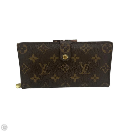 Wallet Luxury Designer By Louis Vuitton, Size: Large