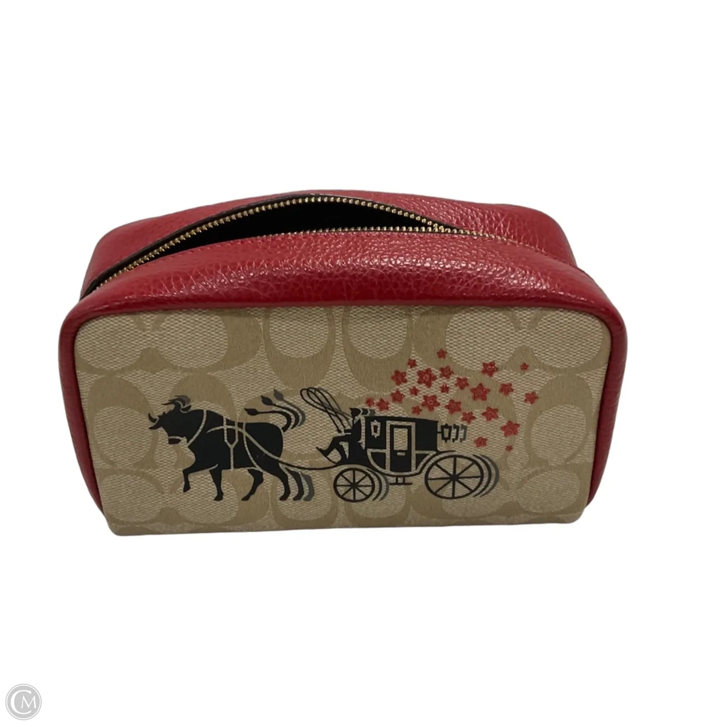 Makeup Bag Designer By Coach, Size: Small