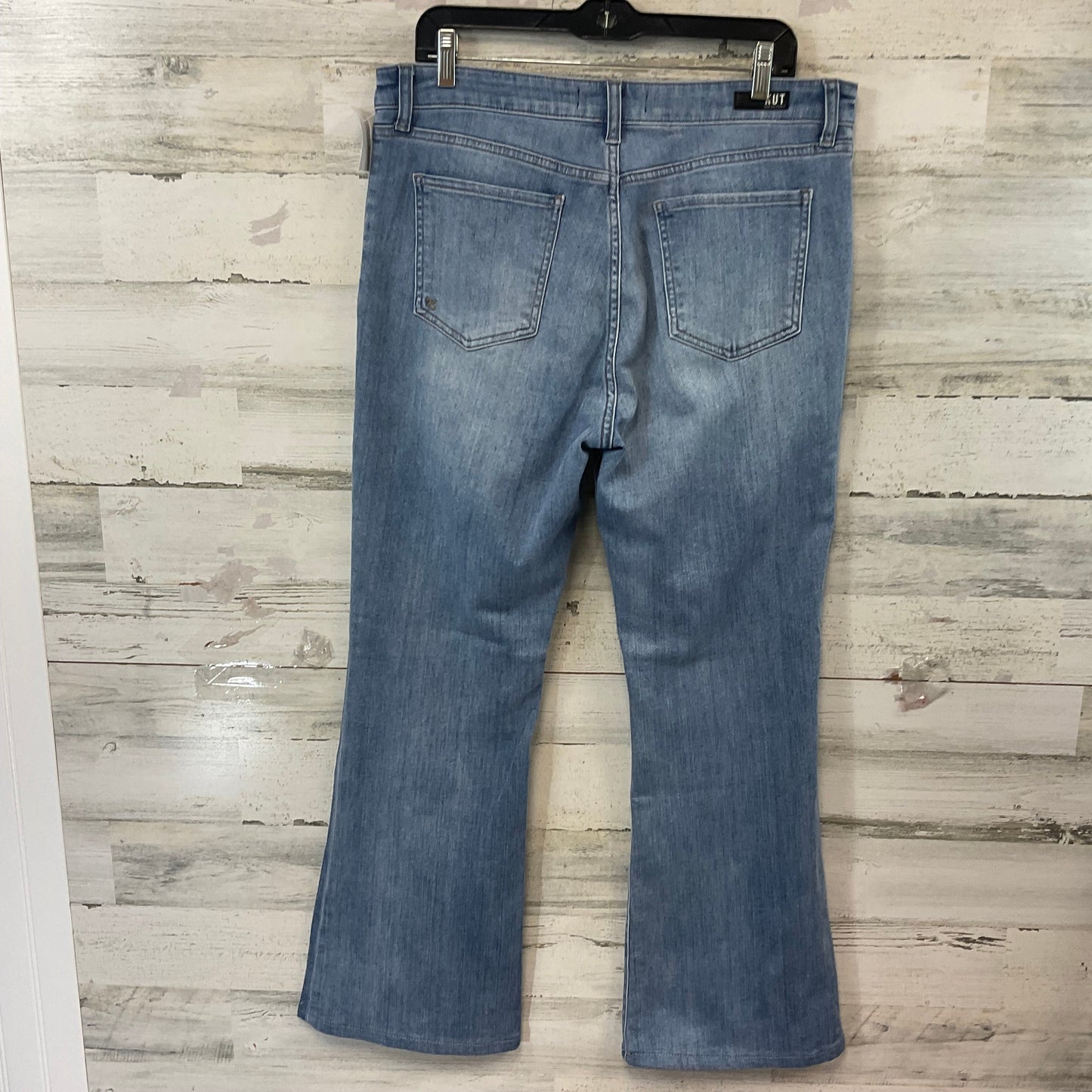 Jeans Flared By Kut In Blue, Size: 14