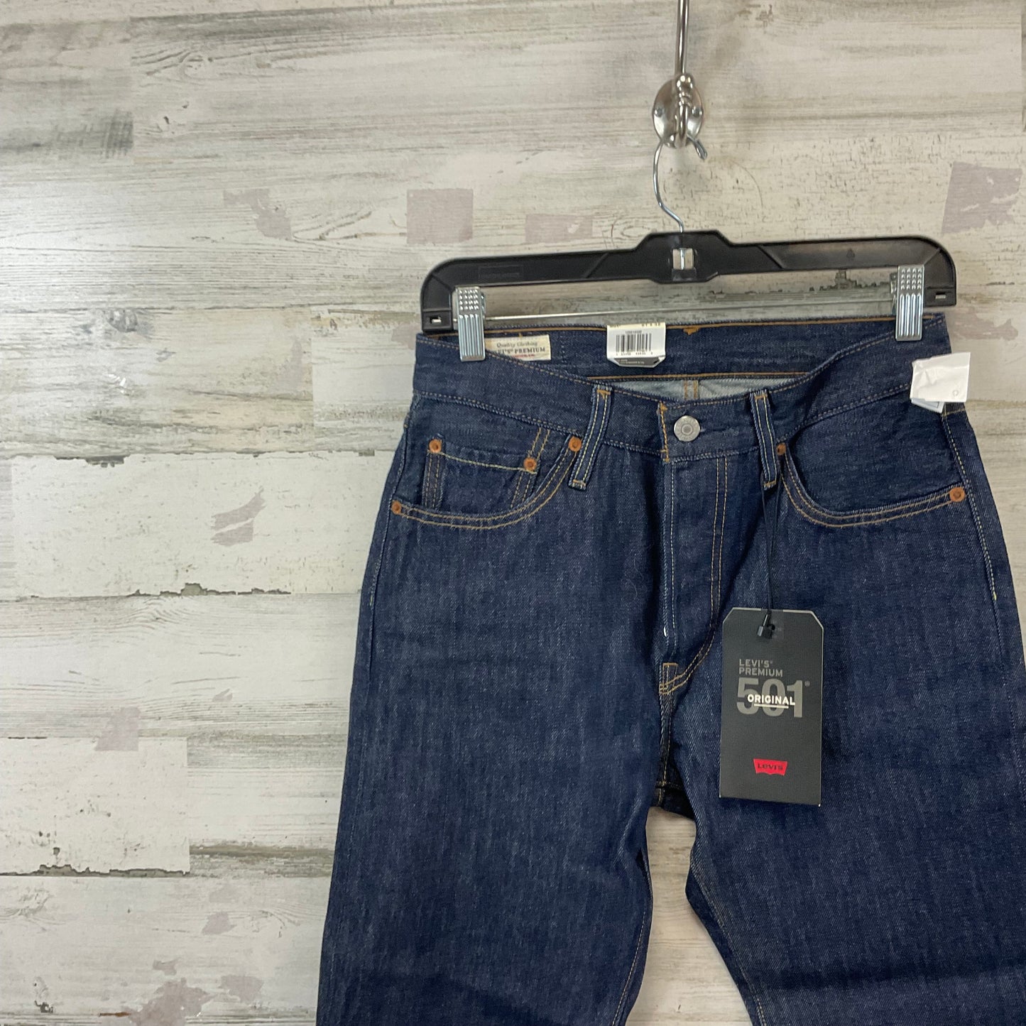 Jeans Straight By Levis In Blue, Size: 4