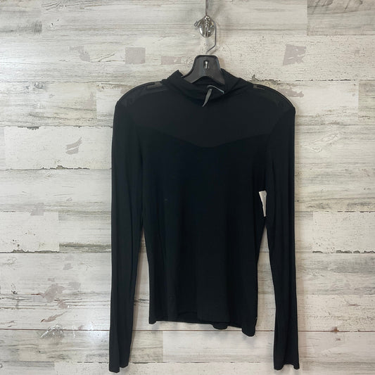 Blouse Long Sleeve By Anthropologie In Black, Size: S