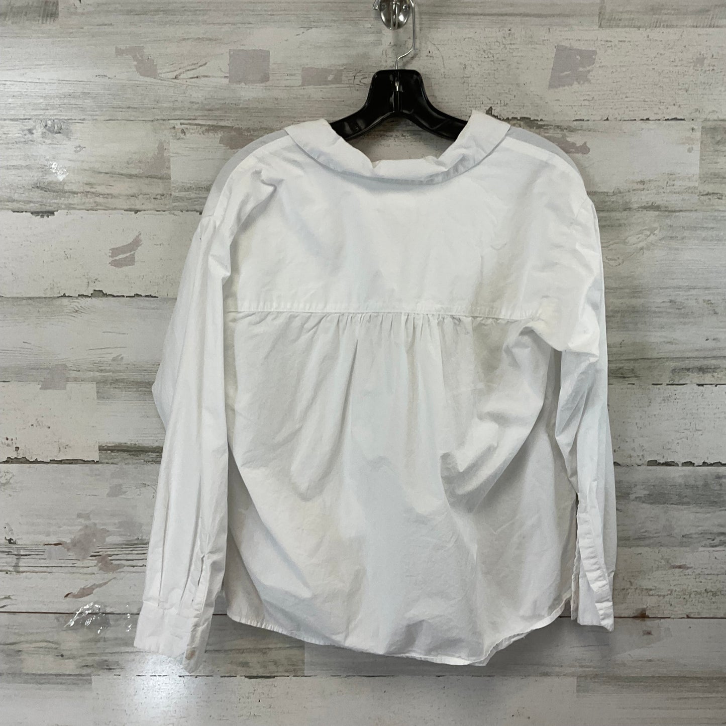 Blouse Long Sleeve By Maeve In White, Size: Xs