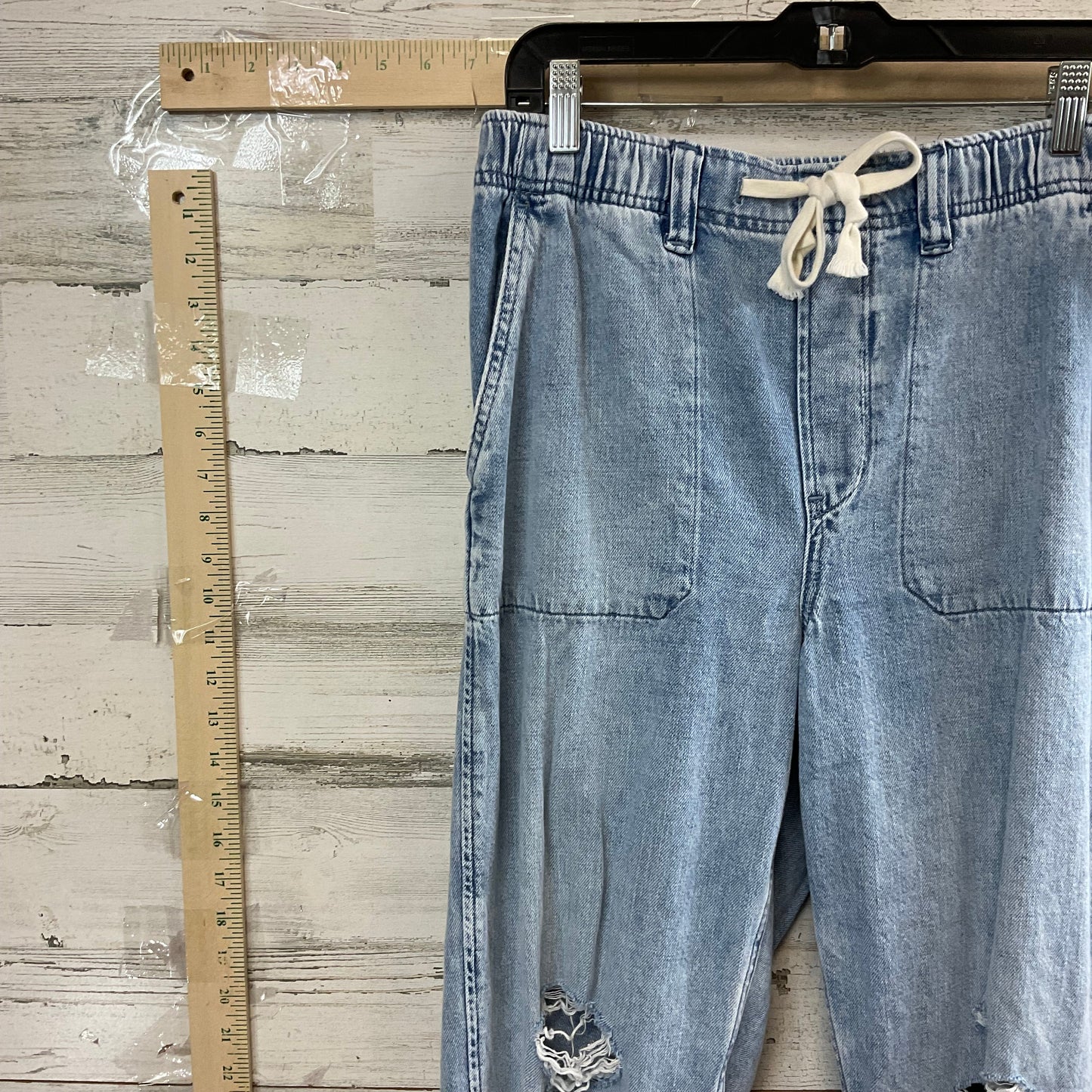 Blue Denim Jeans Straight Gap, Size M