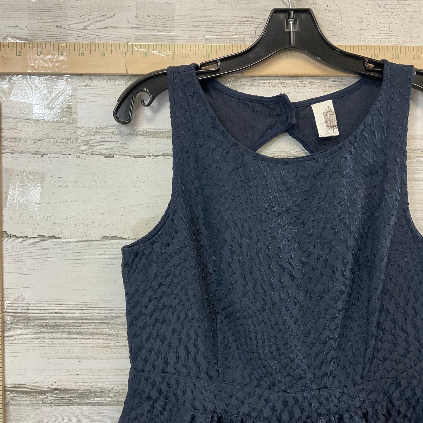 Navy Dress Casual Short Anthropologie, Size L