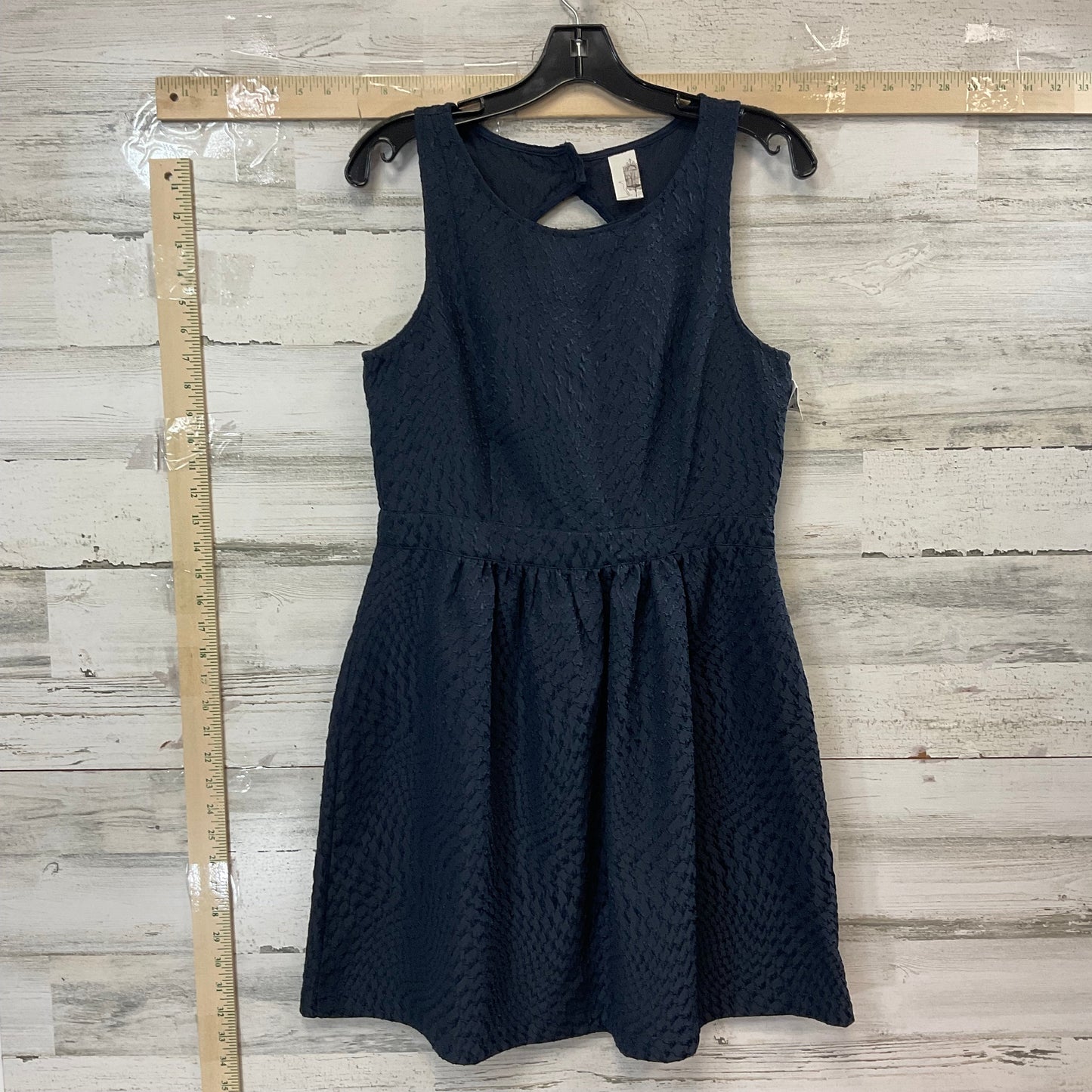 Navy Dress Casual Short Anthropologie, Size L