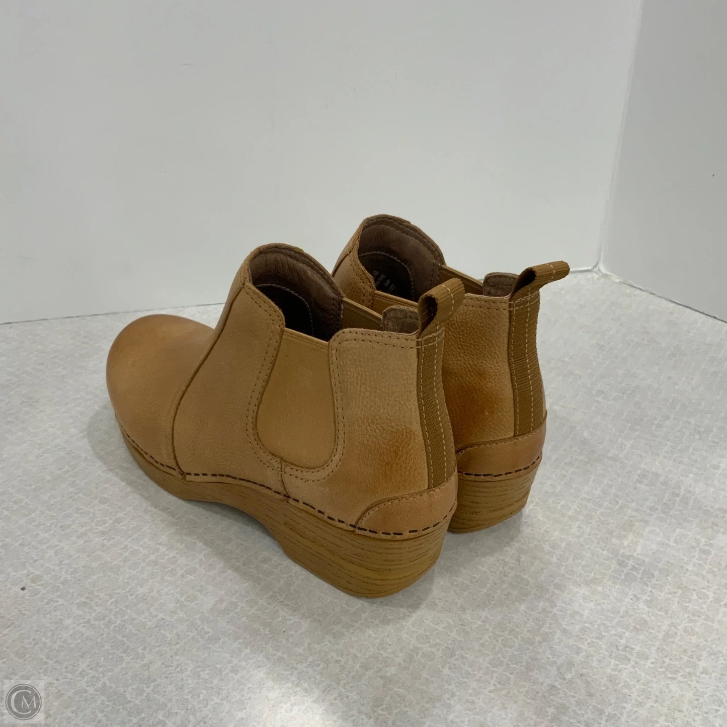 Boots Ankle Heels By Dansko In Brown, Size: 10