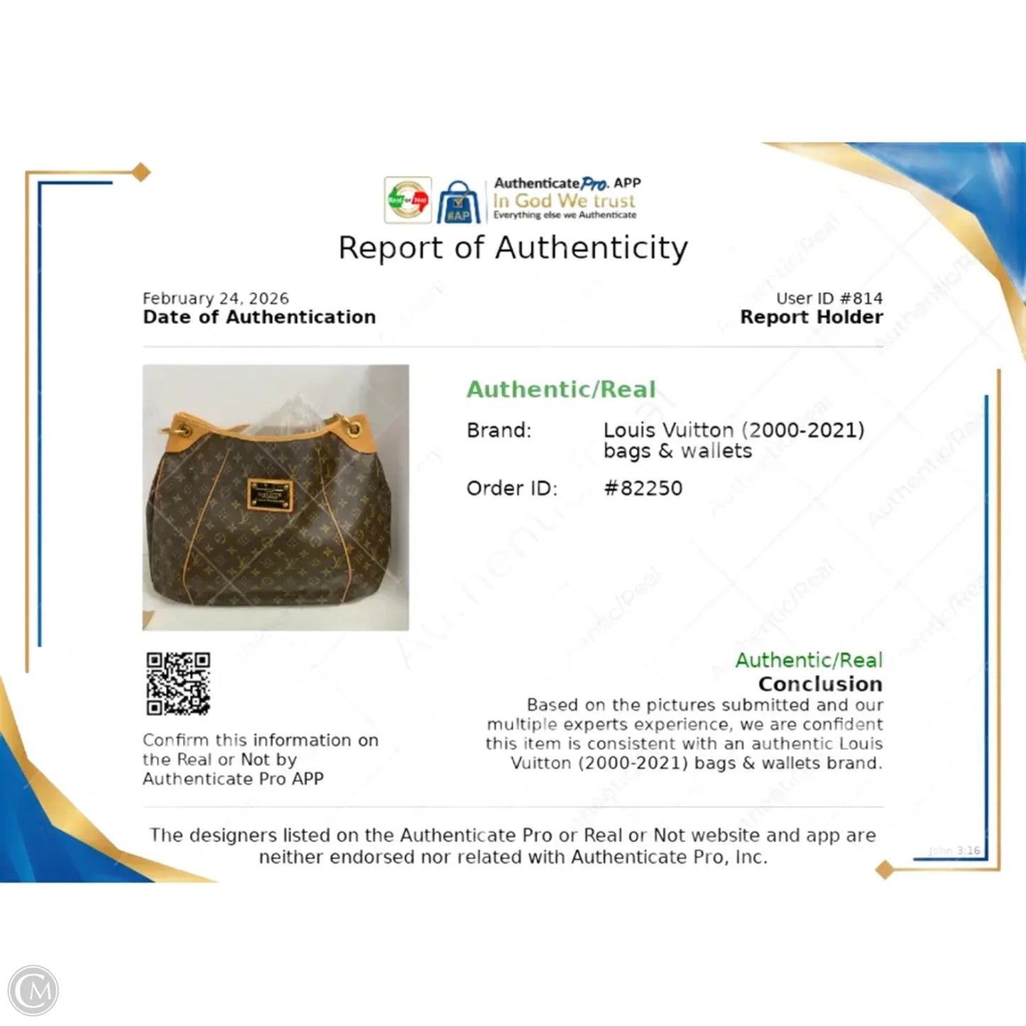 Handbag Luxury Designer By Louis Vuitton, Size: Large