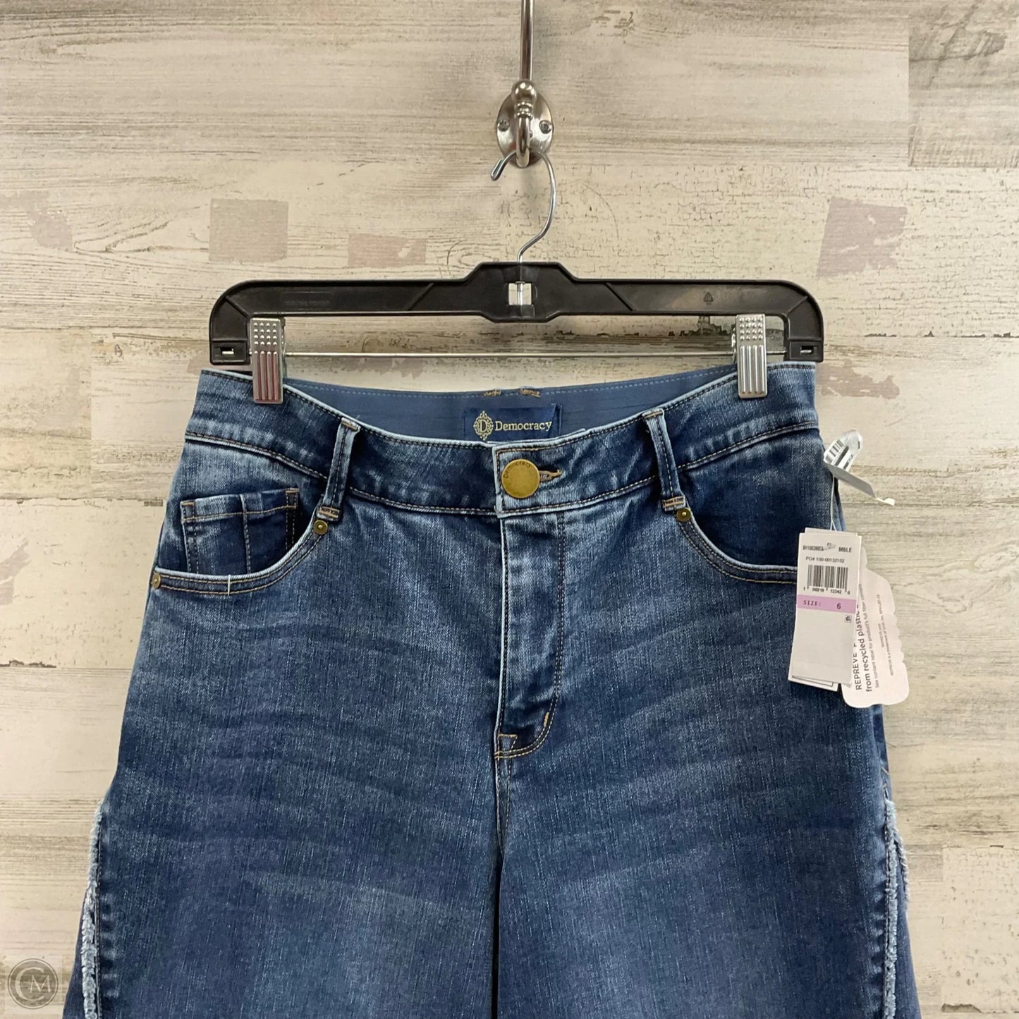 Jeans Wide Leg By Democracy In Blue Denim, Size: 6